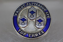 Load image into Gallery viewer, Wright Patterson AFB Top Three Challenge Coin - Used