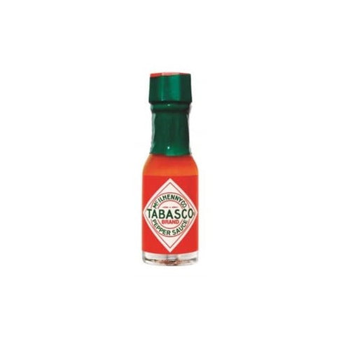 TABASCO Original Red Hot Sauce Mini Miniature Bottle - 1/8 Ounce - New