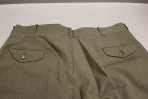 US Marine Corps Men's Dress Green Pants / Trousers - Hemmed - Size: 33L - Used