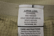 Load image into Gallery viewer, Gen III Cold Weather Grid Long John Pant - 8415-01-538-8747 - Large Long - Used