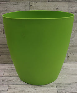 EMRUSS Desk Office Trash Can Wastebasket - Green - Used