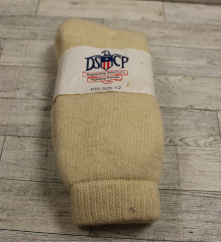 US Military Men's DSCP Troop Support Wool Socks - Size: 12 - New