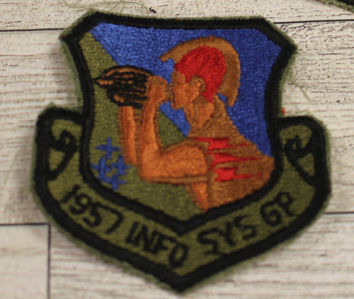 Air Force USAF 1957th Information Systems Group Patch (INFO SYS GP) - Used