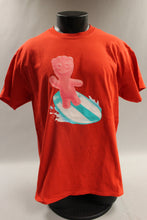 Load image into Gallery viewer, Sour Patch Kids Surfing Short Sleeve T-Shirt - Red - Large - Used