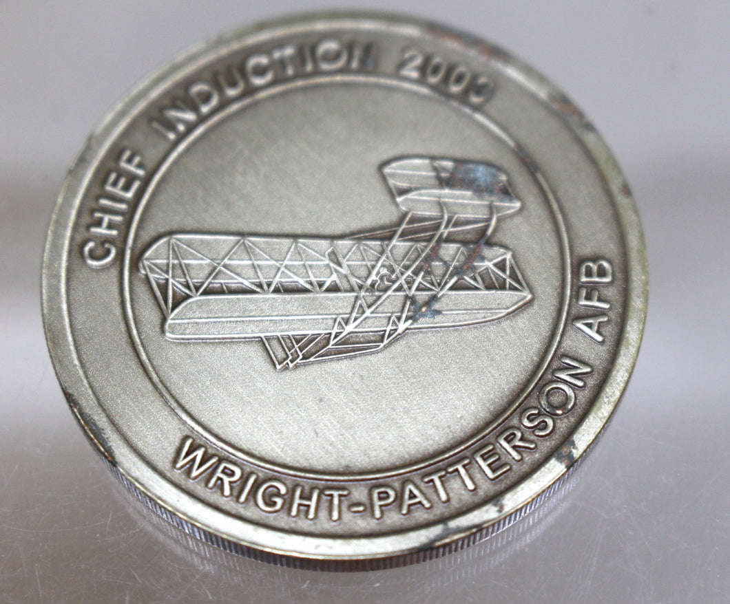 Chief Induction 2003 Wright Patterson AFB Challenge Coin - Used