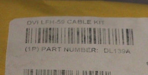 DVI LFH-59 Cable Kit - P/N DL139A - New