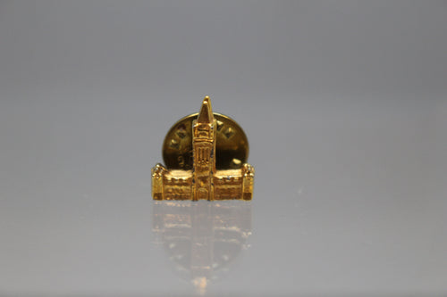 Parliament Hall Lapel Pin - Gold Tone -Used