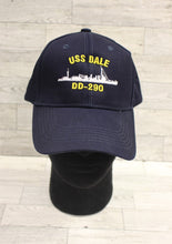 Load image into Gallery viewer, USS Dale DD-290 Hat - Embroidered - Adjustable - New