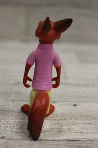 Disney TOMY Fox Nick Wilde World of Zootopia Figurine - Used