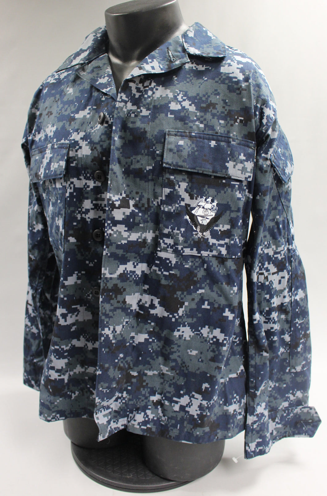 US Navy Working Combat Jacket Blouse - Medium Long- 8405-01-540-2436 - Used