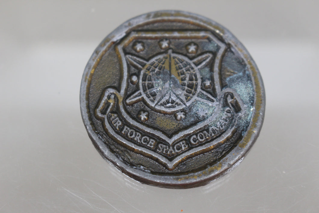 Air Force Space Command Challenge Coin - Used