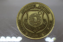 Load image into Gallery viewer, Anywhere Anytime Freedom Through Vigilance Air Intelligence Challenge Coin -Gold