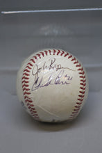 Load image into Gallery viewer, Florida Marlins Chuck Carr #21 &amp; John Roper Autograph Signed Rawlings Baseball