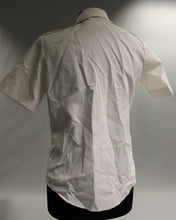 Load image into Gallery viewer, DSCP US Navy Woman&#39;s White Short Sleeve Tuck In Dress Shirt, Bust 36 - Neck 13