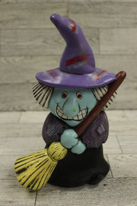 Vintage 1989 ATP 8" Witch Figurine - Motion Sensor - Used