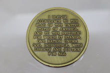 Load image into Gallery viewer, United States of America Pledge Allegiance Challenge Coin - Used