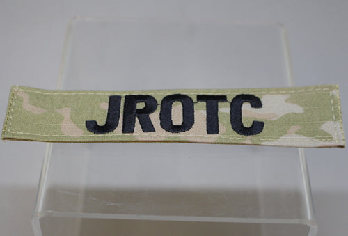 JROTC DCU Name Tape Patch - Hook & Loop Backing - Used