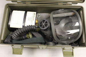 Pulmosan 1800 Gas Mask with Filter, Case, & Accessories - 651-02-5 - Used