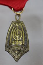 Load image into Gallery viewer, Ohio Solo Music Education Association Medal - Red - Used