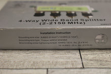 Load image into Gallery viewer, DirecTV Zinwell SWiM 4-Way Wide Band Splitter - MSPLIT4R1-03 - New