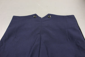 US Air Force Men's Mess Dress Pants with Dark Blue Stripe - Hemmed - Size: 28