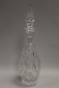 Princess House Crystal Decanter with Stopper - West German - Used