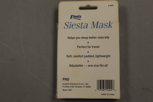 Flents Siesta Reusable Sleep Mask - One Size Fits All - Used