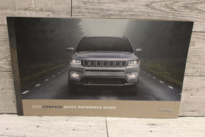 Jeep 2018 Compass User Guide & Quick Reference Guide in Pouch - Used