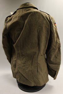 West Germany Army Wool Coat - Olive Drab - Chest: 36" - Used (2)