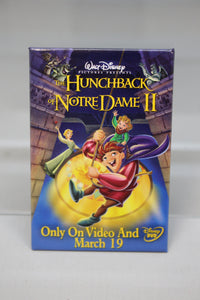 Walt Disney The Hunchback of Notre Dame II Promo Movie Pin Back Button - Used