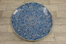 Load image into Gallery viewer, Cynthia Rowley Melamine 11&quot; Artisan Dinner Plate - Blue - Used