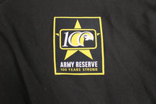 Load image into Gallery viewer, Army Reserve Pullover Windbreaker Jacket 100 Years Strong Black XLarge -Used