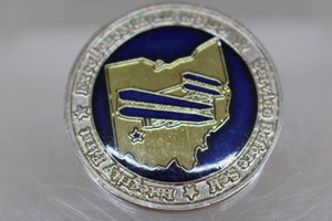 Wright Patterson AFB Top Three Challenge Coin - Used