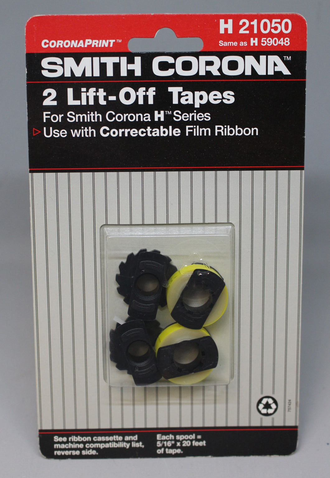 Smith Corona 2 Lift-Off Tapes - H21505 - New