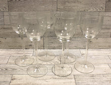 Load image into Gallery viewer, Toscany Crystal Romanian Wine Glasses Water Goblets - Set of 6 - Used