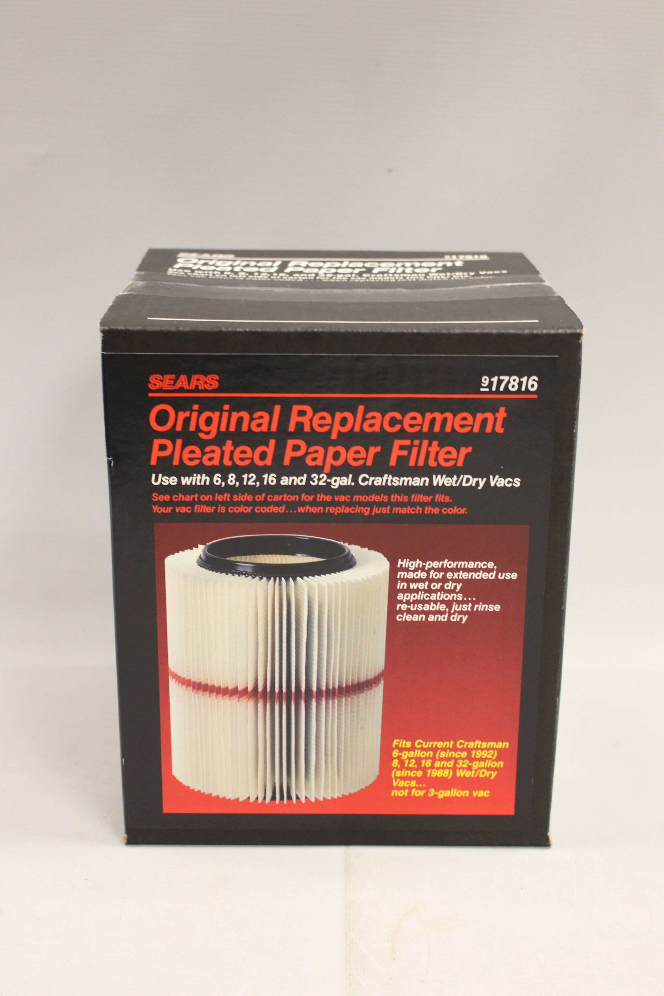 sears craftsman wet dry vac filter