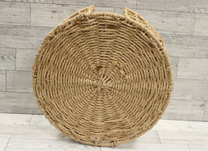 Woven Plate Caddy Carrier - Round Plate Holders for Weddings, Parties, Dining