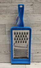 Load image into Gallery viewer, Cooking Concepts 3 in 1 Stainless Steel Handheld Cheese Zester Grater - Blue