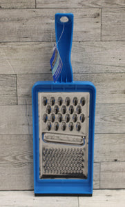 Cooking Concepts 3 in 1 Stainless Steel Handheld Cheese Zester Grater - Blue