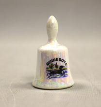 Load image into Gallery viewer, Vintage Minnesota Small Ceramic Bell - Used