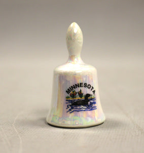 Vintage Minnesota Small Ceramic Bell - Used