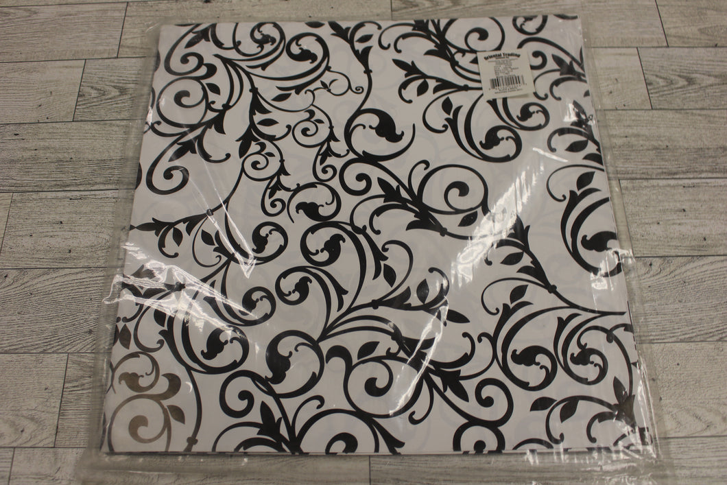 Oriental Trading Black & White Wrapping Paper - 8 Piece - New