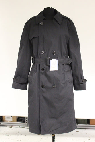 Women's All Weather Trench Coat W/ Liner - Black - 14S - 8410-01-308-8661 - New