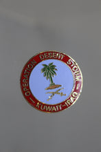 Load image into Gallery viewer, Operation Desert Storm Logo Pin - Used