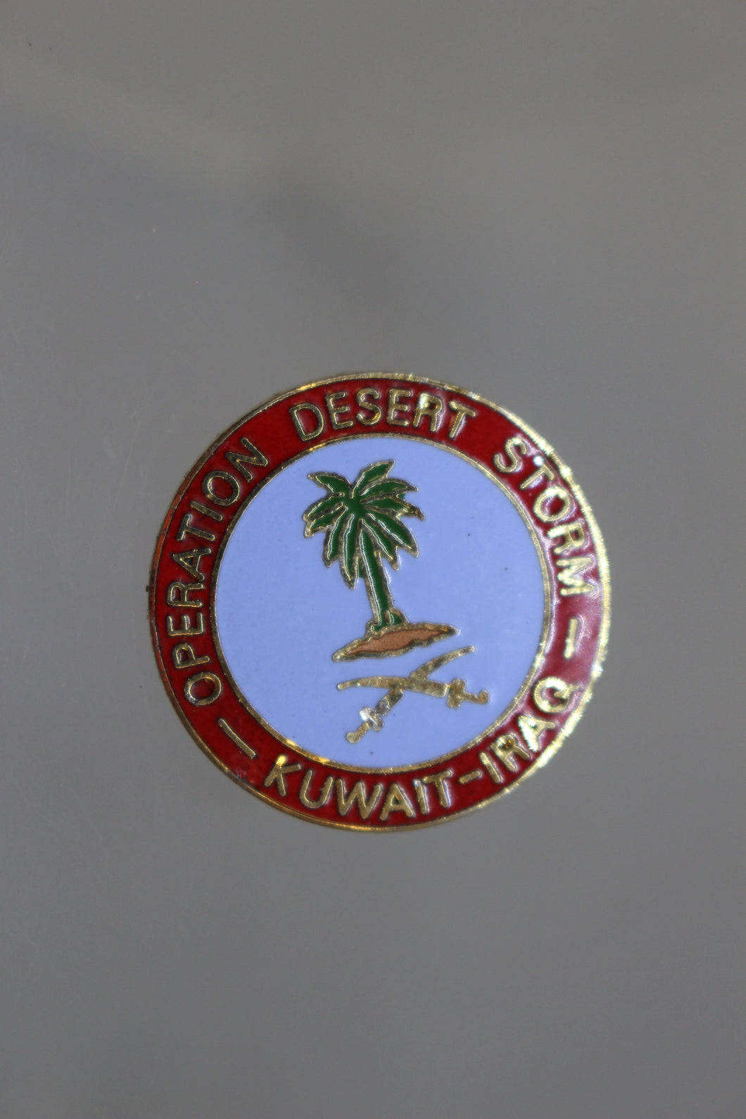 Operation Desert Storm Logo Pin - Used