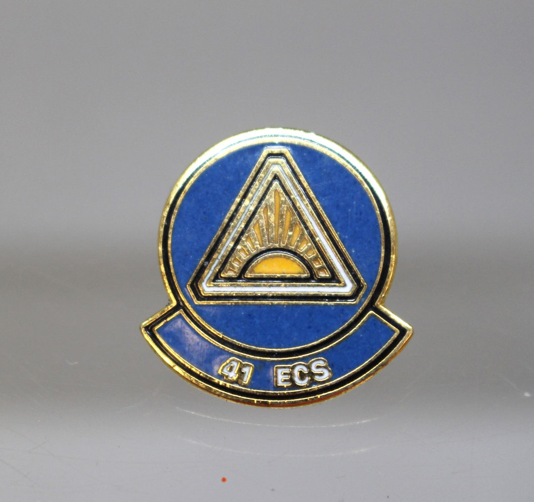 41st Electronic Combat Squadron Pin- Used