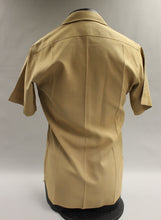 Load image into Gallery viewer, Creighton Marine Khaki Short Sleeve Button Up Shirt - Large - Used