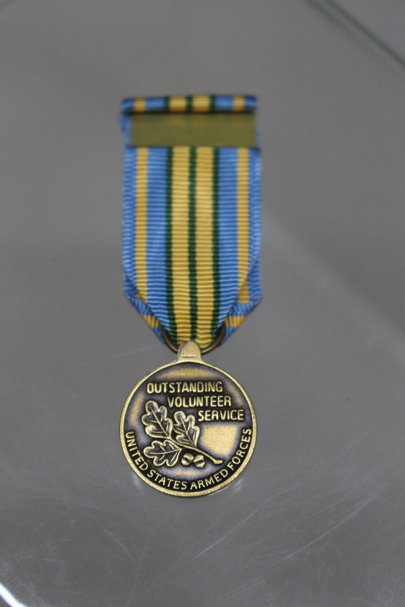 Military Outstanding Volunteer Service Miniature Medal - Used ...