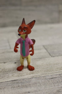 Disney TOMY Fox Nick Wilde World of Zootopia Figurine - Used