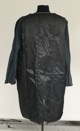 US Women's All-Weather Trench Coat Polyester Liner - Black - 6 Long - Used